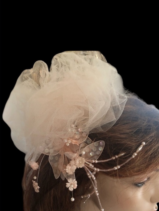 Vintage FASCINATOR w Hair Comb main image 8